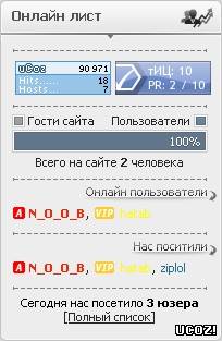 смотреть онлайн бесплатно в хорошем качестве Скрипт статистика сайта для uCuz